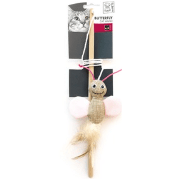 M-Pets Butterfly Cat Wand 35Cm