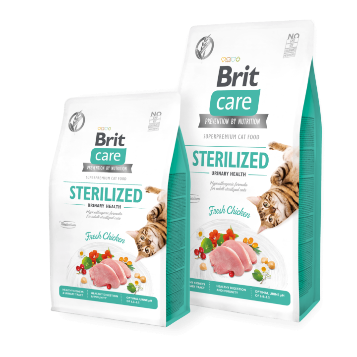 Brit Care Cat Grain-Free Sterilised Chicken 400Gr