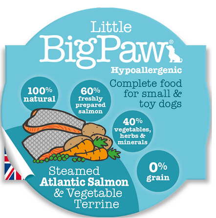 Little Big Paw Salmon And Vegetables - 85gr