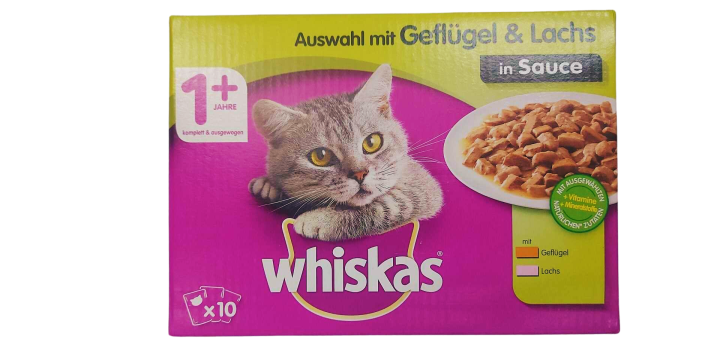 Whiskas 1+ Poultry Salmon Selection - 1 Kg