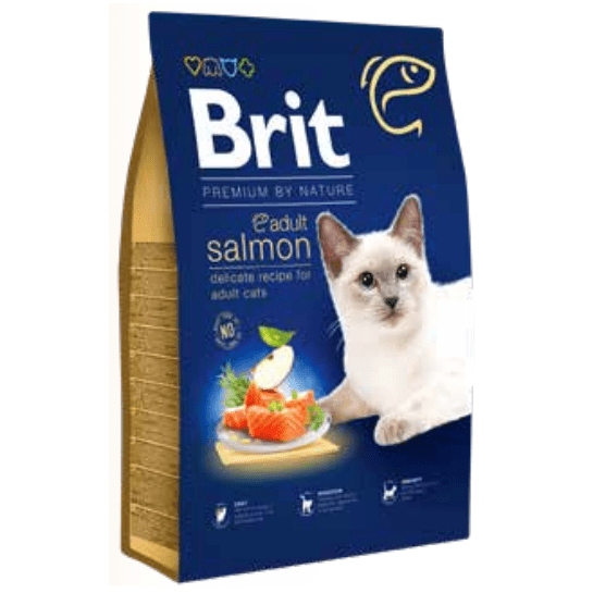 Brit Premium By Nature Cat Adult Salmon 800Gr