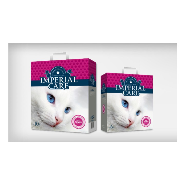 Imperial Care Clumping Cat Litter 6 L - Baby Powder - 6 Kg