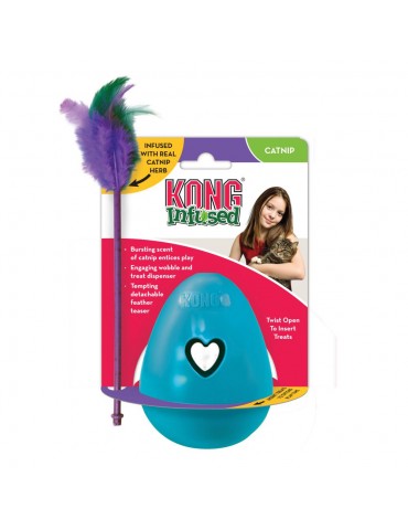 Kong Cat Infused Tippin Treat Fun Play Cat Toy