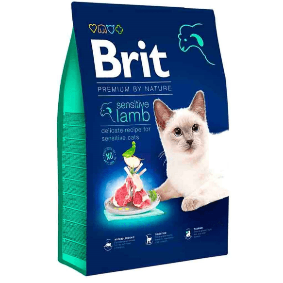 Brit Premium By Nature Sensitive Lamb Cat Food 8Kg