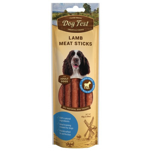 Dog Fest Lamb meat sticks for adult dogs 45g 