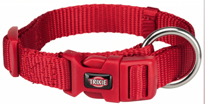 Trixie  Premium Collar Red SM 3045cm/15mm