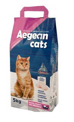 Aegean Cat Litter Baby Powder - 10 Kg