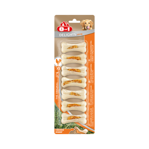 8in1 Bone Delights Strong Chicken - XS