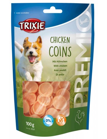 TRIXIE CHICKEN COINS 100G
