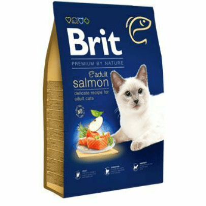 Brit Premium Cat By Nature Adult Salmon 8Kg