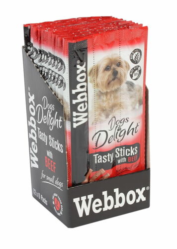 WEBBOX DOG BEEF STICKS 30g