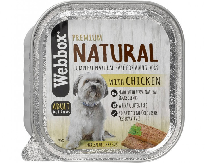 Webbox Natural Small Adult Dog Chicken 150g