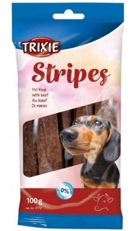 TRIXIE STRIPES BEEF 100G