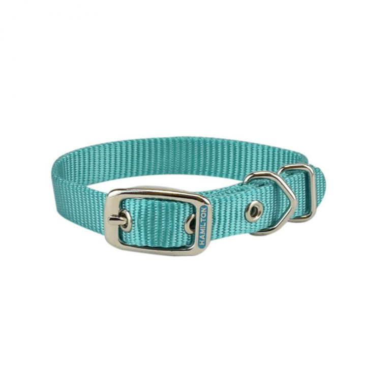 HAMILTON DOG COLLAR BERRY BLUE 14