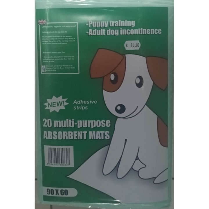 Puppy Training Pads 90X60Cm 20Pcs