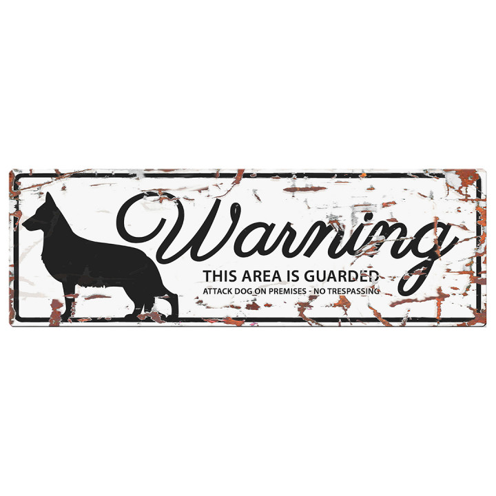 Warning Sign German Shepherd