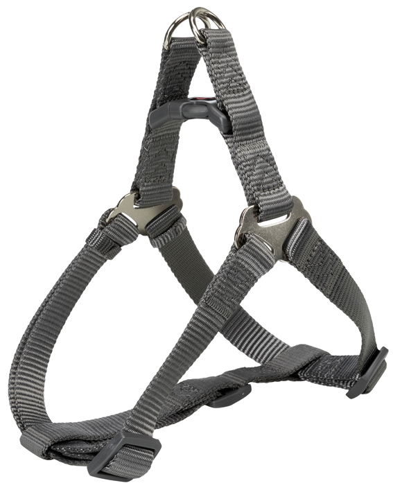 Trixie  Premium One  Touch Harness Grey Graphite XSS 3040cm/10mm