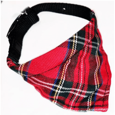 Flamingo Scarf No Limit Teflon Red/Black For Dogs
