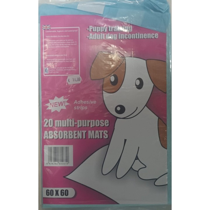 Puppy Training Pads 60X60Cm X20Pcs