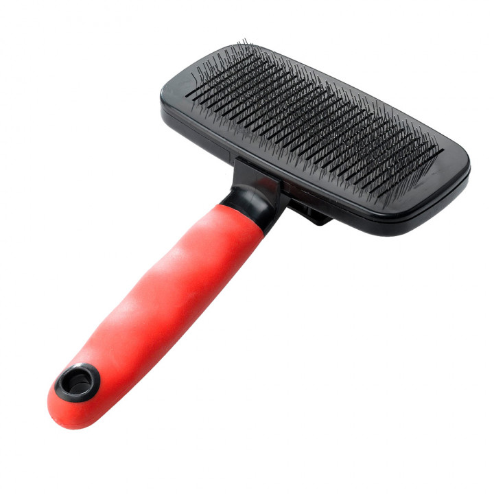 Ferplast animal brush 12.5 cm steel red/black