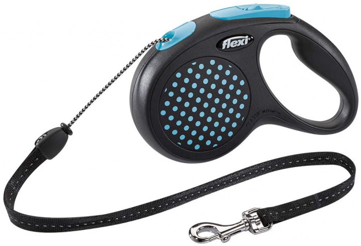 flexi Design Retractable Lead Medium 5m Blue