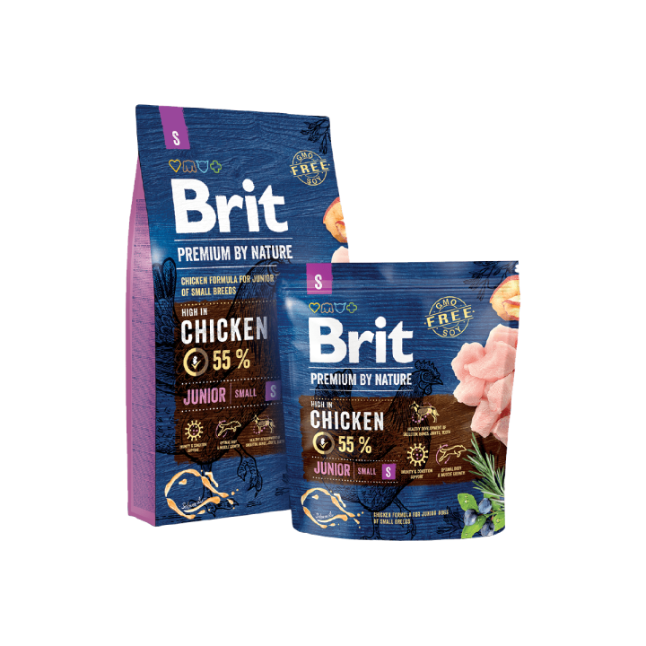 Brit Premium By Nature Junior S 3Kg Dry Dog Food