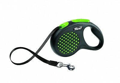Leash Retractable Flexi Design M Strap Green 16 5/12ft