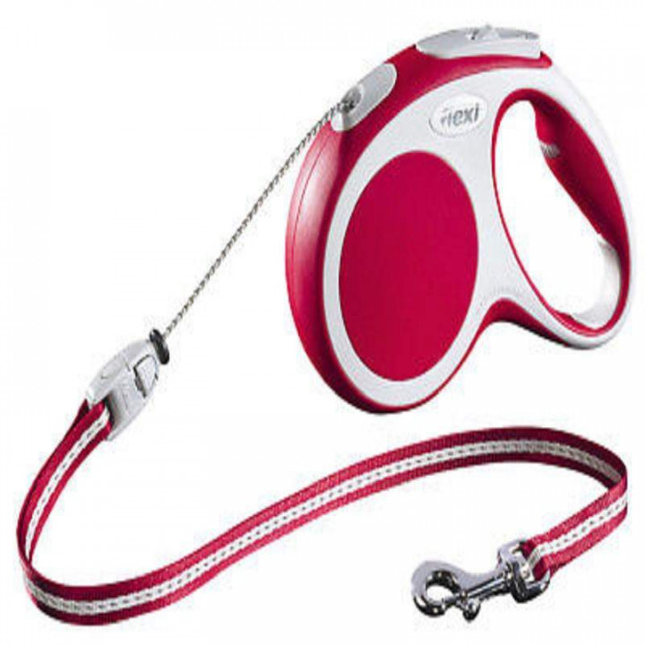 Flexi Vario M Cord 5 Meters Red
