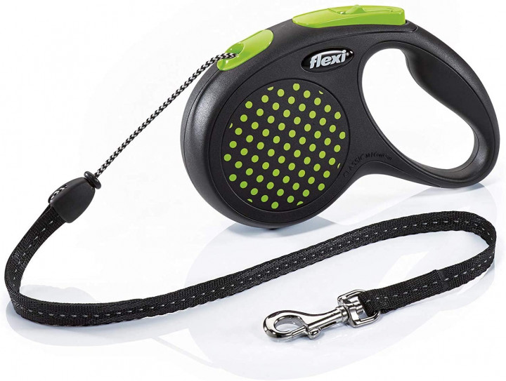 FLEXI Automatic Leash Design M Cable 5 M Green