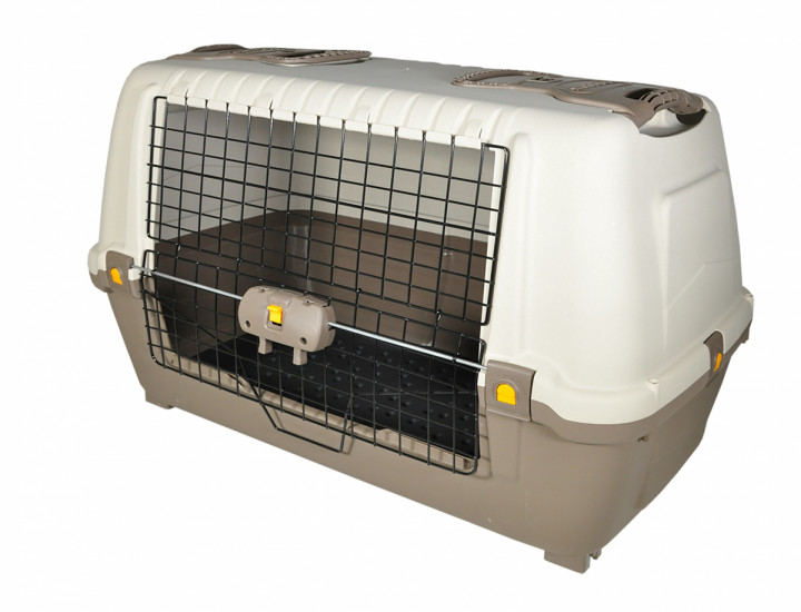 CARRIER PLASTIC SKUDO CAR 90 BROWN 89X51X60CM