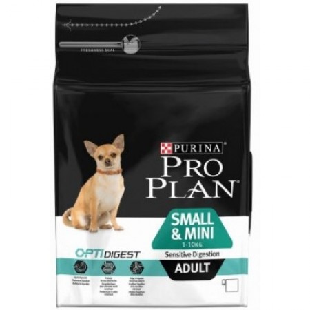 Purina Pro Plan Small/Mini Adult Sensitive Digestion Dog Food With Chicken 3 Kg