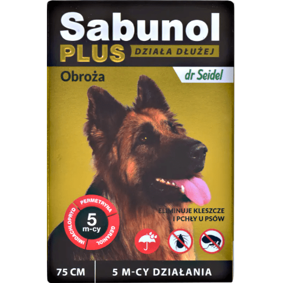 Sabunol Plus Flea & Tick Dog Collar 75Cm
