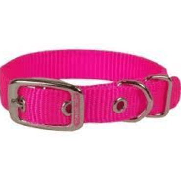 Hamilton Nylon Deluxe Adjustable Dog Collar Pink5.40 - 13.50