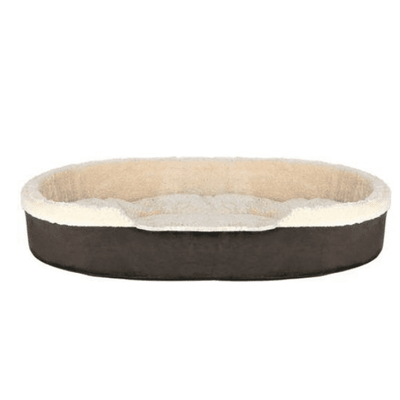 Cosma Dog Bed Dark Brown/Beige