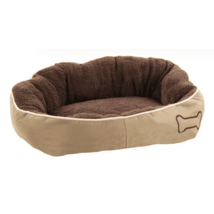 Flamingo Dog Bed Chipz Rectangle Brown 52X46X20Cm