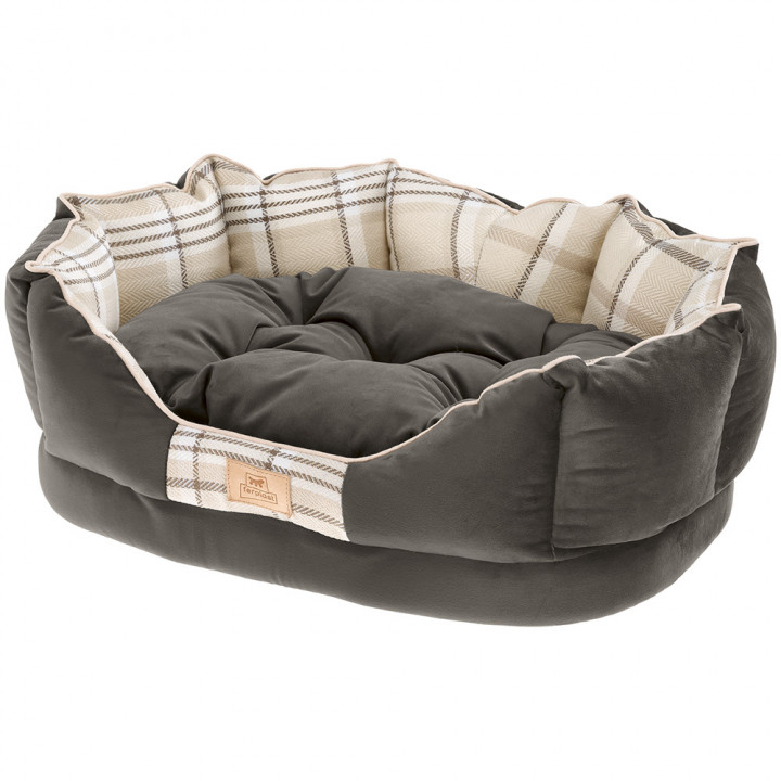 Ferplast animal basket Charles 45 x 35 cm textile brown