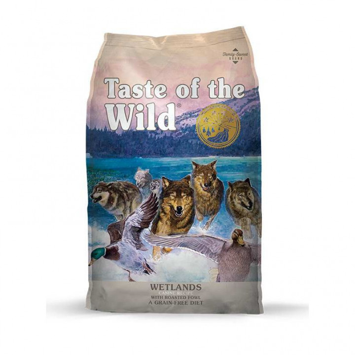 TASTE OF THE WILD  WETLANDS CANINE FORMULA WILD FOWL 12.2KG