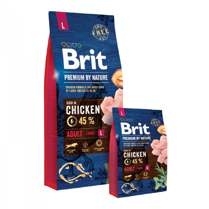 Brit Premium By Nature Adult Dog Food L 15Kg