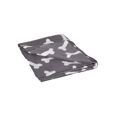 KARLIE Flamingo Sleepy Bones Blanket Grey 150x130cm