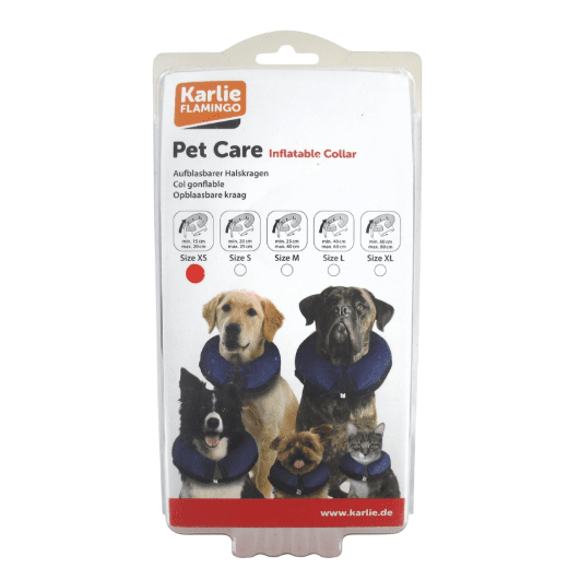 Flamingo Pet Care Inflatable Collar To Prevent Pets From Licking Their Wounds