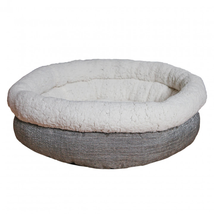 ROSEWOOD DEEP TWEED TEDDY BEAR ROUND