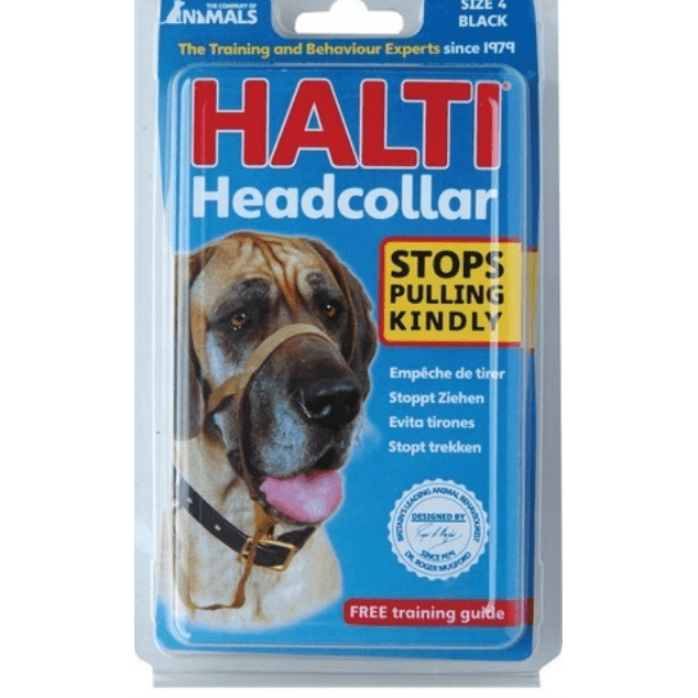 Halti Dog Leather Padded Head Collar Size 4
