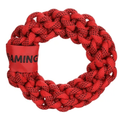 Flamingo Vokas Cord Ring Red&Black 25Cm