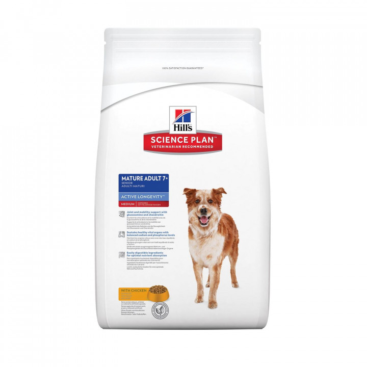 Hill's Science Plan Active Adult 7+ Medium Chicken 12kg