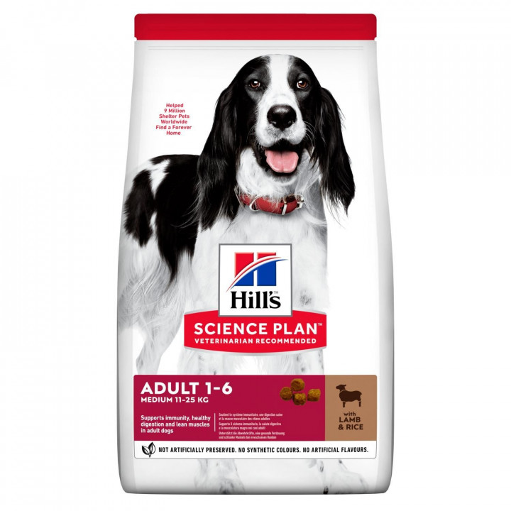 Science Plan Hills ADULT LAMP & RICE DRY DOG FOOD 12KG
