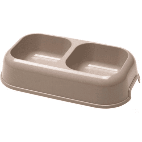 Ferplast Party 16 Double Plastic Food And Water Container 0.7 Lt