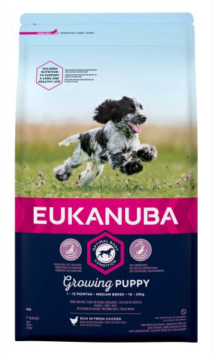 Eukanuba Puppy & Junior Medium Breeds - 15 Kg