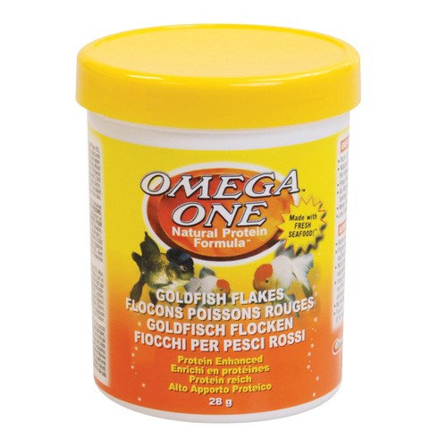 OMEGA ONE GOLDFISH FLAKES WITH FRESH SEAFOOD 12g
