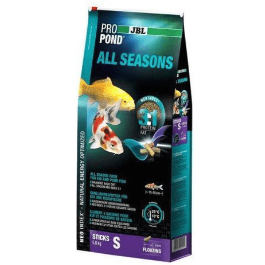 Jbl Pro Pond Fish Food All Seasons Floating Sticks S 32L / 5.8Kg