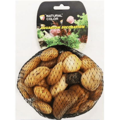Natural Khaki Gravel 1-2Cm, 500Gr